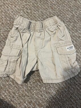 The Children's Place Tan Cargo Shorts with Patch Pocket
